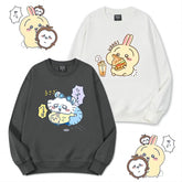 可愛いキャラ ゆるかわ トップス 楽しいゲーム ユニセックス 長袖 スウェット