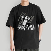 スタンド使い イラスト トップス イギー ユニセックス 半袖 Tシャツ