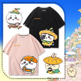 可愛いキャラ ゆるかわ トップス お出かけ ユニセックス 半袖Tシャツ