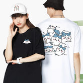 可愛いキャラ ゆるかわ トップス ハチの日常 ユニセックス 半袖Tシャツ