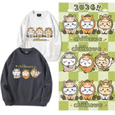 可愛いキャラ ゆるかわ トップス 子馬 ユニセックス 長袖 スウェット