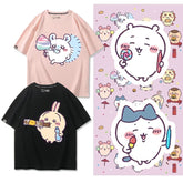 可愛いキャラ ゆるかわ トップス お菓子 ユニセックス 半袖Tシャツ