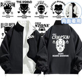 スタンド使い イラスト トップス スタンドパワー 両面着用 春秋 防風 ユニセックス アウター