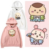 可愛いキャラ ゆるかわ トップス 美しい着物 ユニセックス 長袖 パーカー