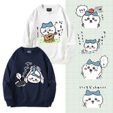 可愛いキャラ ゆるかわ トップス 日常 ユニセックス 長袖 スウェット