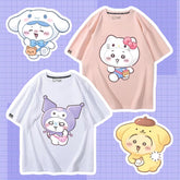 キャラクター 可愛い トップス 遠足 ユニセックス 半袖Tシャツ