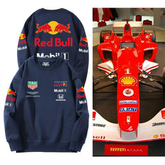 バイカースタイル トップス スポーティー ユニセックス 長袖 スウェット