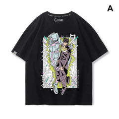 スタンド使い イラスト トップス スタンド展開デザイン ユニセックス 半袖 Tシャツ その3