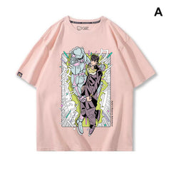 スタンド使い イラスト トップス スタンド展開デザイン ユニセックス 半袖 Tシャツ その3