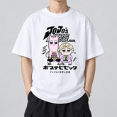 スタンド使い イラスト トップス キャラクタープリント ユニセックス 半袖Tシャツ