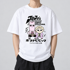 スタンド使い イラスト トップス キャラクタープリント ユニセックス 半袖Tシャツ