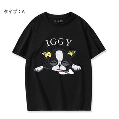 スタンド使い イラスト トップス IGGY ユニセックス 半袖Tシャツ