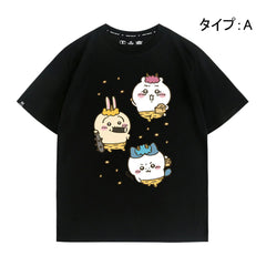 可愛いキャラ ゆるかわ トップス キノコ ユニセックス 半袖Tシャツ