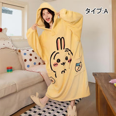 可愛いキャラ ゆるかわ パジャマ おうち時間 暖かい 防寒 レディース ルームウェア