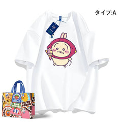 可愛いキャラ ゆるかわ トップス おやつ ユニセックス 半袖Tシャツ