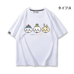 可愛いキャラ ゆるかわトップス 果物 ユニセックス 半袖Tシャツ
