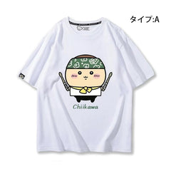 可愛いキャラ ゆるかわ トップス 楽団 ユニセックス 半袖Tシャツ