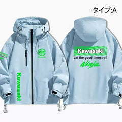 バイカースタイル モータースポーツ メンズ 防風 防寒 レーシングジャケット