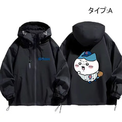可愛いキャラ ゆるかわ ジャケット 野球チーム ユニセックス プリント カジュアル アウター