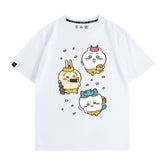 可愛いキャラ ゆるかわ トップス キノコ ユニセックス 半袖Tシャツ