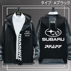 バイカースタイル ハイパフォーマンス系 メンズ 防風 防寒 レーシングジャケット