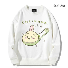 可愛いキャラ ゆるかわ トップス 団子 ユニセックス 長袖 スウェット