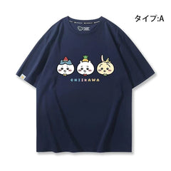 可愛いキャラ ゆるかわトップス 果物 ユニセックス 半袖Tシャツ