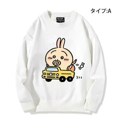 可愛いキャラ ゆるかわ トップス 初心者ドライバー ユニセックス 長袖 スウェット