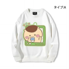 可愛いキャラ ゆるかわ トップス 写真 ユニセックス 長袖 スウェット