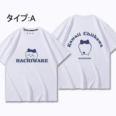 可愛いキャラ ゆるかわ トップス 肖像 ユニセックス 半袖Tシャツ