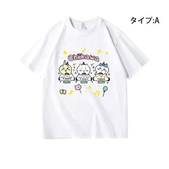 可愛いキャラ ゆるかわ トップス 誕生日 ユニセックス 半袖Tシャツ