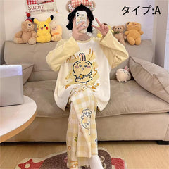 可愛いキャラ ゆるかわ アニメキャラ レディース セットアップ