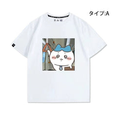 可愛いキャラ ゆるかわ トップス 会社員 ユニセックス 半袖Tシャツ