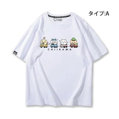 可愛いキャラ ゆるかわ トップス 初心者ドライバー ユニセックス 半袖Tシャツ