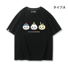 可愛いキャラ ゆるかわトップス 果物 ユニセックス 半袖Tシャツ