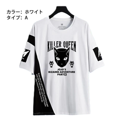 スタンド使い イラスト トップス スタンドパワー ユニセックス 半袖Tシャツ