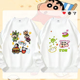 キャラクター トップス しんちゃん ユニセックス 長袖 スウェット