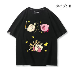 可愛いキャラ ゆるかわ トップス 遊ぶ ユニセックス 半袖Tシャツ