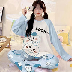 可愛いキャラ ゆるかわ キャラ ルームウェア 寝間着 パジャマ レディース セットアップ
