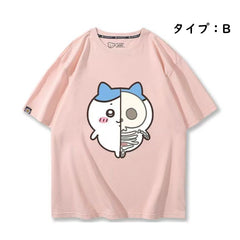 可愛いキャラ ゆるかわ トップス 身体構造 ユニセックス 半袖Tシャツ