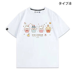 可愛いキャラ ゆるかわ トップス【SWEETS SHOP】ユニセックス 半袖Tシャツ