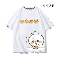 可愛いキャラ ゆるかわ トップス 料理人 ユニセックス 半袖Tシャツ