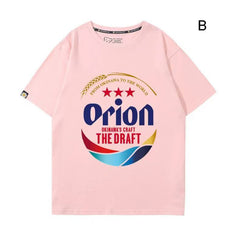 ビールモチーフ グラフィック トップス 生ビール ユニセックス 半袖Tシャツ
