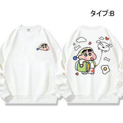 キャラクター トップス 日常を楽しむ ユニセックス 長袖 スウェット