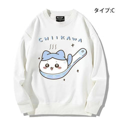 可愛いキャラ ゆるかわ トップス 団子 ユニセックス 長袖 スウェット