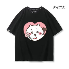 可愛いキャラ ゆるかわ トップス 美味しい料理 ユニセックス 半袖Tシャツ