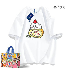 可愛いキャラ ゆるかわ トップス スイーツワールド ユニセックス 半袖Tシャツ