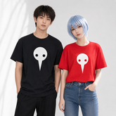 キャラクター トップス しと サキエル ユニセックス 半袖Tシャツ