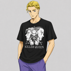 スタンド使い イラスト トップス ヨシカゲとスタンド ユニセックス 半袖 Tシャツ