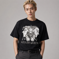 スタンド使い イラスト トップス ヨシカゲとスタンド ユニセックス 半袖 Tシャツ